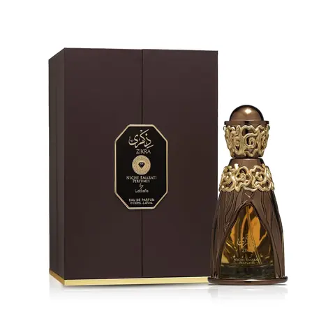 Lattafa Niche Emarati Zikra for Unisex Eau de Parfum Spray, 3.4 Ounce / 100 ml