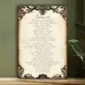 1pc 8x12in (20x30cm) Aluminium Metal Wall Art Plaque - Vintage Spanish Psalm 91 Scripture Verse Home Signs, Ornate Frame Ornaments, Eco-Friendly Religious Supplies, Bright, Pre-Drilled Holes, Outdoor-Ready Balcony & Indoor Decor