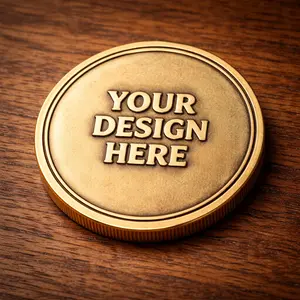 Custom Brass Coin - Double-Sided Engraving
