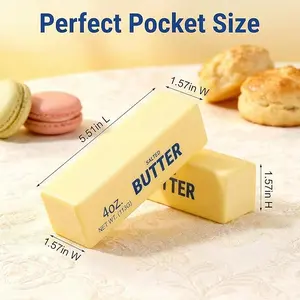 Butter Squishy Toy, Cream Stick-Shaped Soft Toy with Cream Scent, Perfect for Play & Stress Relief, Ideal Gift for All Occasions, Stress Relief Fidgeting, Cute Pocket Size