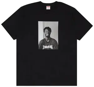 Supreme Thrasher Harold Tee Black Men's 100% Authentic Comfortable Everyday Wear Tshirt Gym Casual Soft Cotton Short Sleeve