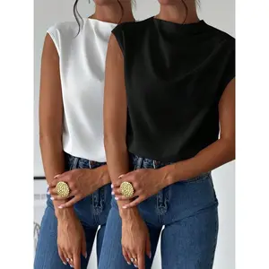 Women's Solid Color Blouse, Formal Basic Elegant Top for Work Office Business, Ladies Clothes for All Seasons��gift��
