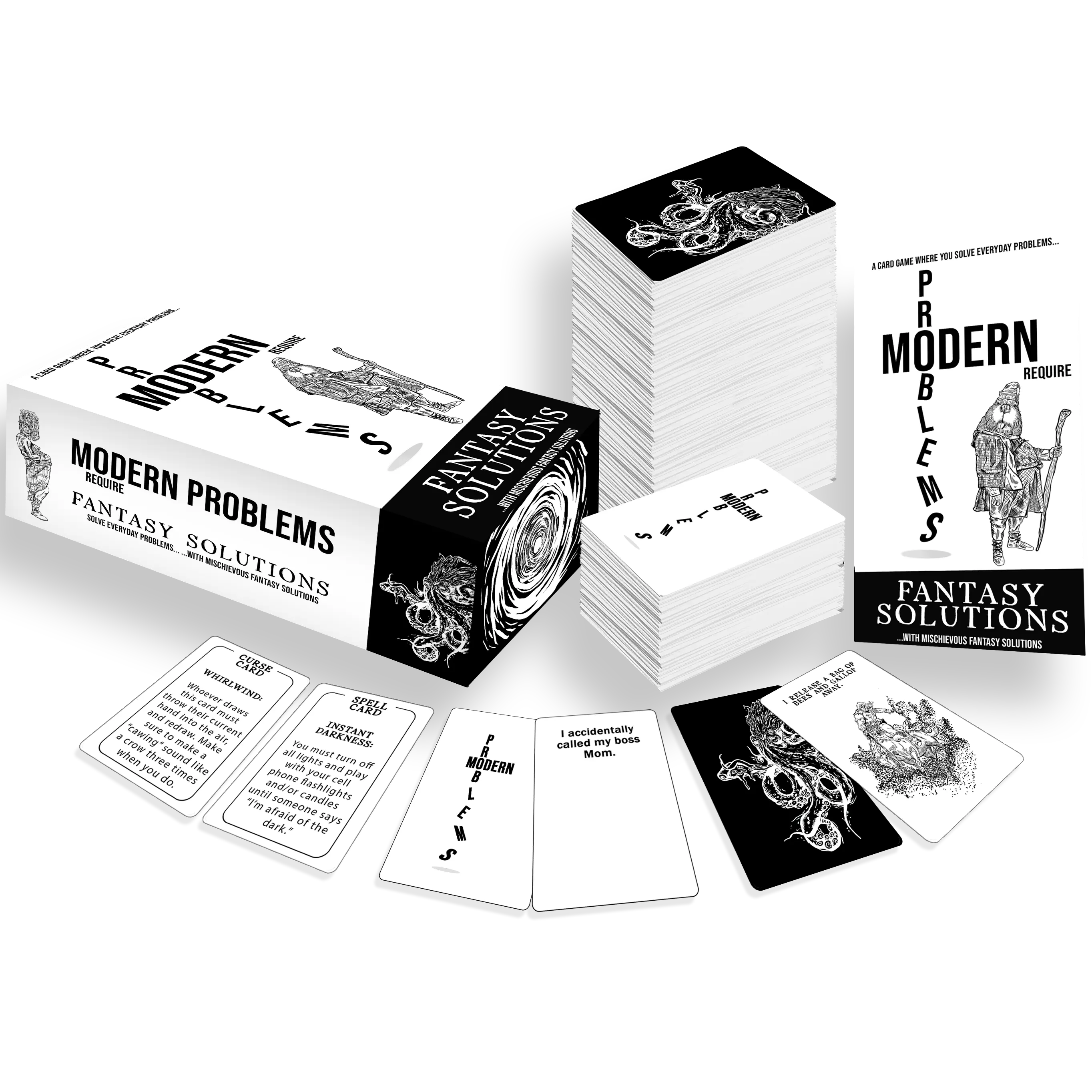 Modern Problems - A Fantasy Card Game with Spells and Curses