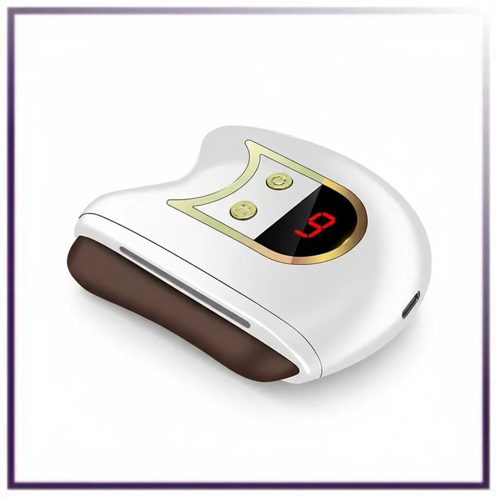 Electric Gua Sha Facial Sculpting & Microcurrent Device – Warming Face Massager for Jawline Snatching, Puffiness & Skin Care