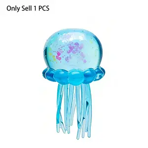 1PCS Jellyfish Squeeze Squishy, Soft Squishy, Sugar Ball Stress Relief Fidget Toy for Kids & Adults, Anxiety Squishies, Fidget Cube Stress Relief, Cute Slow Rise Sensory Water Animal Suitable for both adults and children