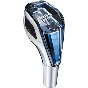 VIP Crystal car Shift knob Button LED Touch-Activated Illuminated Gearbox Shift Lever Compatible with Lexus Toyota Mazda Mitsubishi Zero Automatic Transmission Shift Accessories