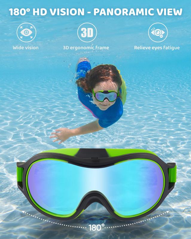Aegend 2 Pack Swim goggles for Kids, Big Frame Anti-Fog Anti-UV Wide Vision Clear vision Waterproof, No leak large frame Swimming goggles for Boys Girls Aegend 2 Pack Swim goggles for Kids, Big Frame Anti-Fog Anti-UV Wide Vision Clear vision Waterproof, No leak large frame Swimming goggles for Boys Girls