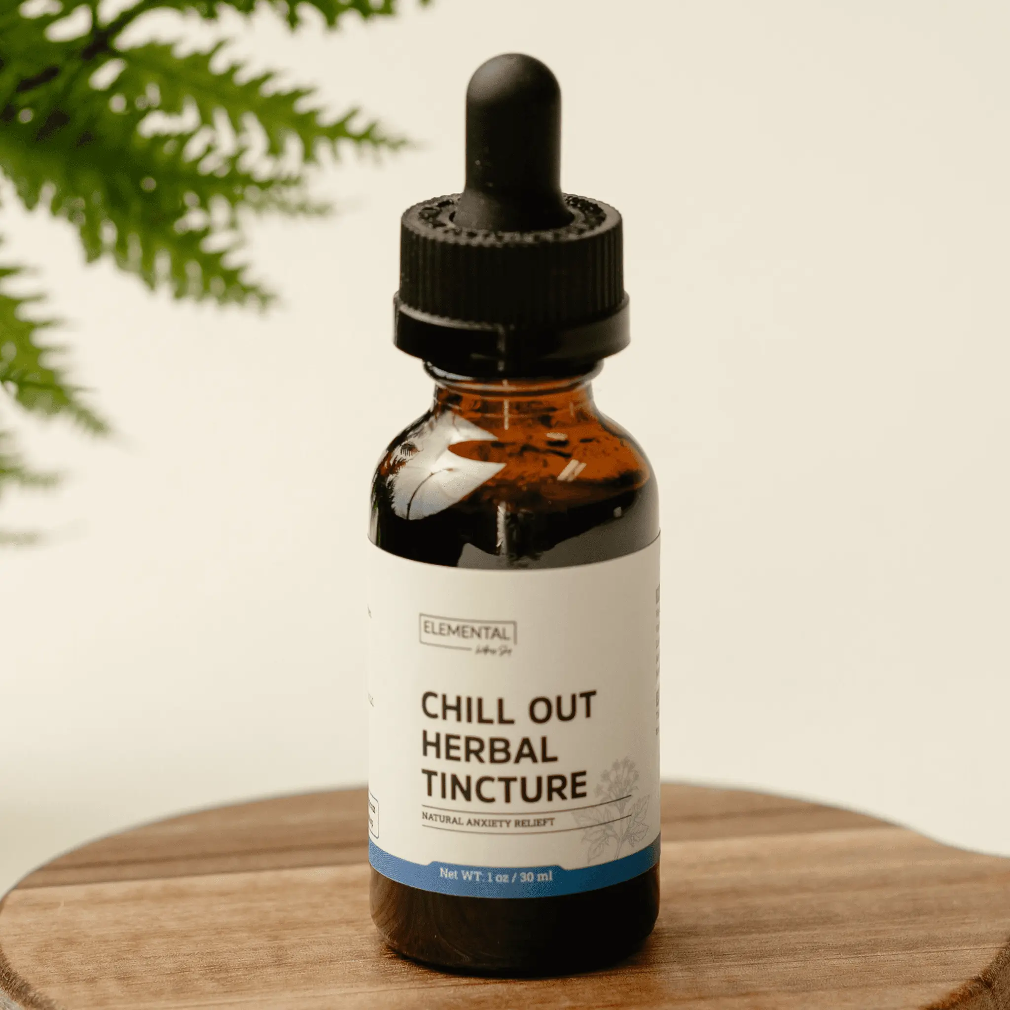 Chill Out – Calming Herbal Tincture to Support Relaxation, Balance, and Emotional Wellness