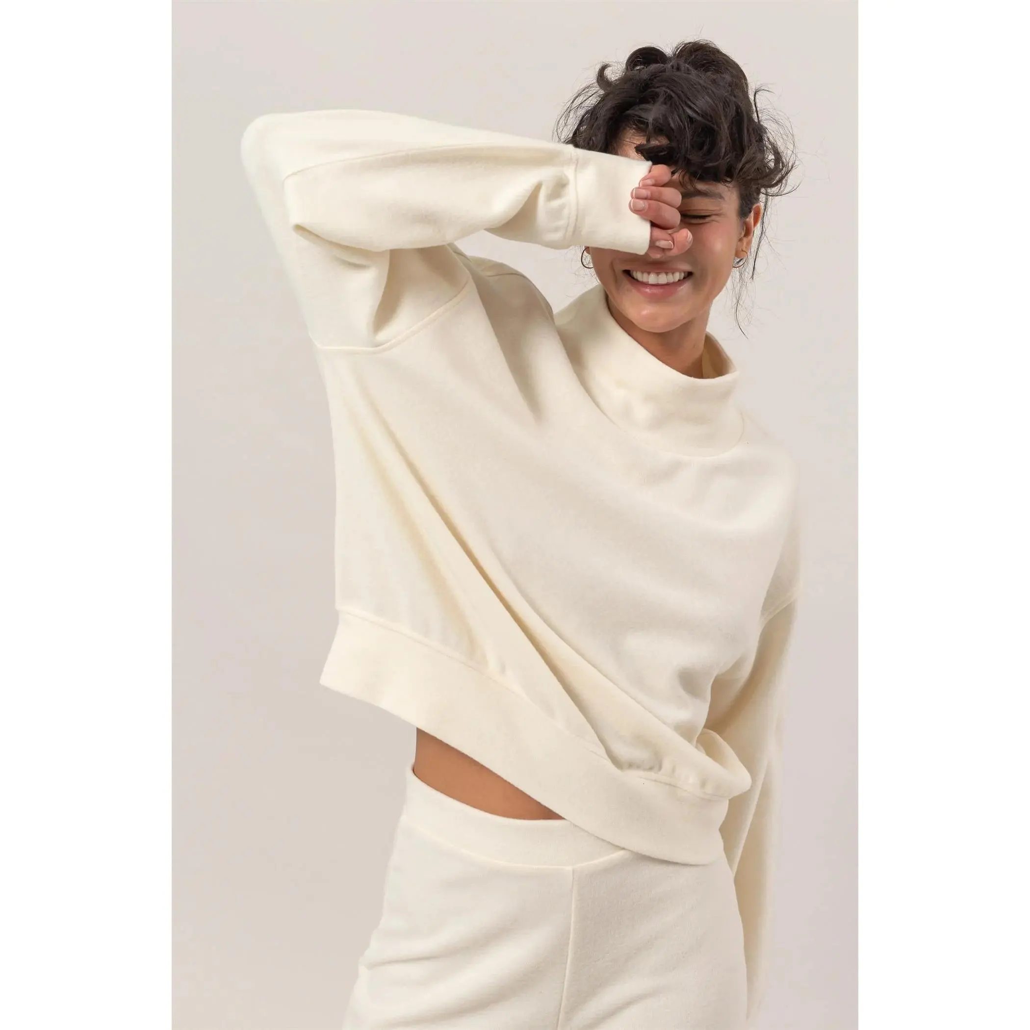 Funnel Neck Sweatshirt