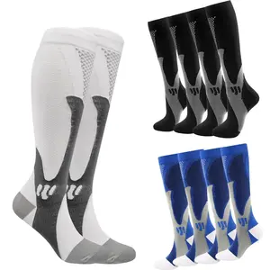 6 pairs of compression socks, 20-30mmHg comfortable and breathable sports socks, suitable for running, jogging, cycling, men's and women's sports socksRAIMENTRY
