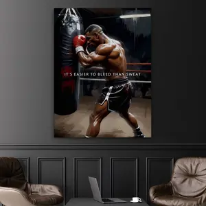 [Sale off up to 35%]  Mike Tyson Inspirational Motivational Wall Art – Gym Decor Print for Strength and Motivation [No frame, Free Ship]