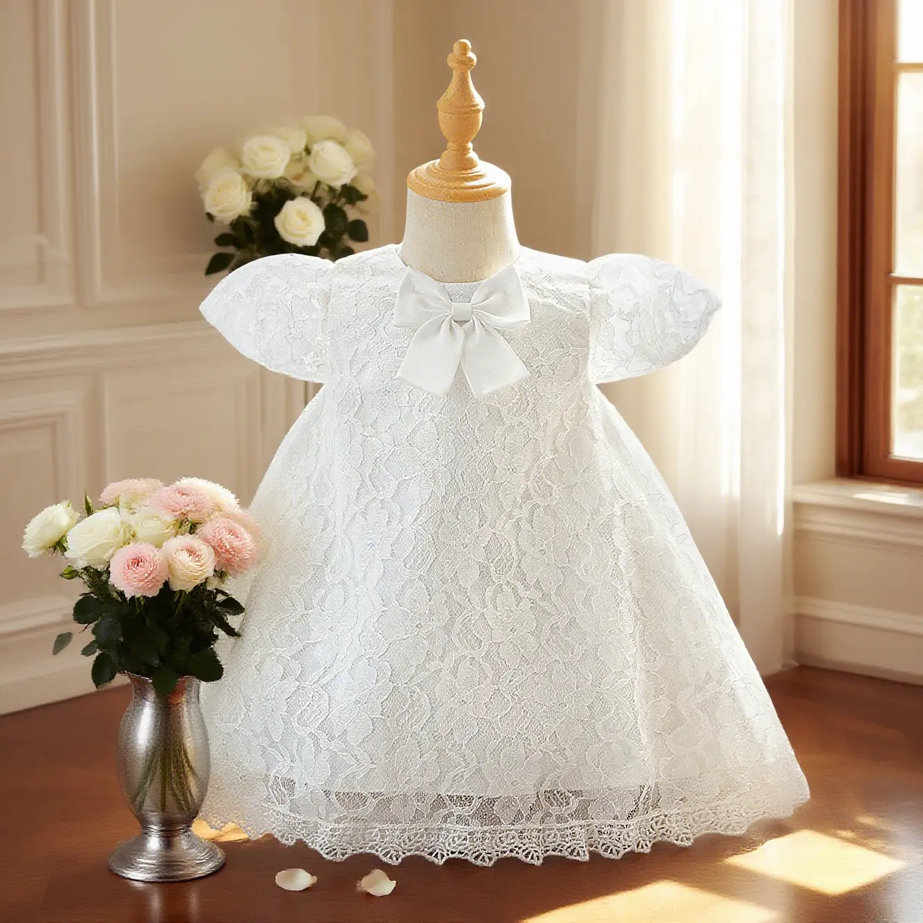 3091 first birthday dress Korean style lace dress one-year-old birthday clothes female princess dress fluffy yarn super fairy spring - TikTok Shop 3091 first birthday dress Korean style lace dress one-year-old birthday clothes female princess dress fluffy yarn super fairy spring - TikTok Shop