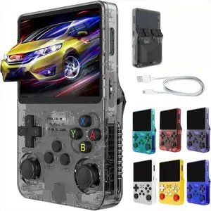R36s Retro Video Game Console, Portable Handheld Gaming Machine, 128GB Memory, Linux System, 3.5 Inch IPS Screen, 3500mah Battery