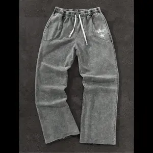 NewMen's Star Print Drawstring Waist Sweatpants, Regular Fit Casual Comfy Jogger Pants for Daily Wear, Casual Relaxed Fit Men's Trousers for All Seasons