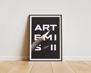 [Sale off up to 50%] [Free ship] [No Frame] Artemis II Launch Poster, NASA Artemis ii Wall Art, Modern Minimalist Space Travel Print, Rocket Launch Decor, Space Fan Gift