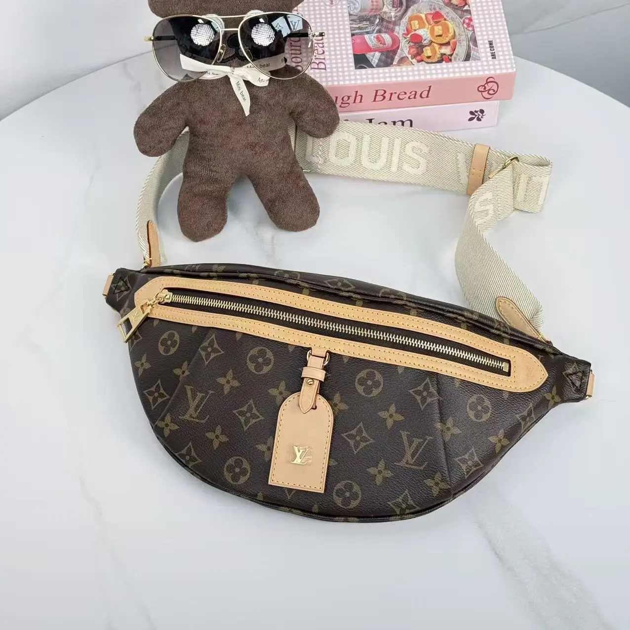 Pre-owned Louis Vuitton Monogram High Rise Bumbag
