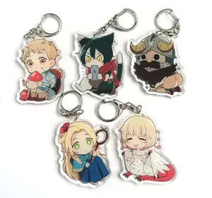 Dungeon Meshi Keychains - cute chibi Marcille Falin Laios Senshi izutsumi