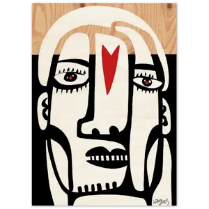 Calypso Wood Print 20x28 - Decorative Wall Art