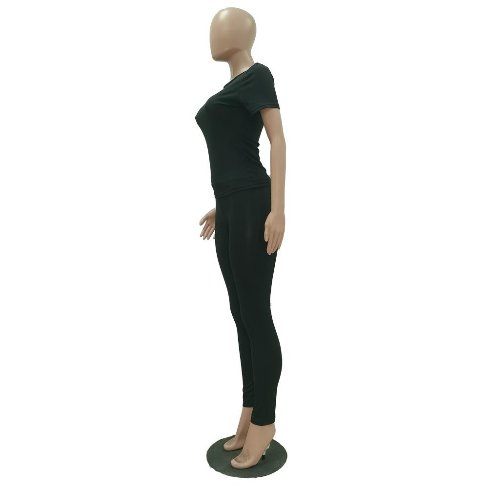 two piece set women tracksuit 2 piece sets women outfit wholesale items crop top  pants sets  women clothing