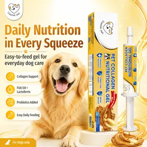 Cassiel Pet Pet Nutrition Gel, Daily Wellness, Shiny Coat & Energy, Supports Digestive Health, Essential for Dogs, Electrolytes Gel for Beach Camping Hiking, Peanut Butter Flavor, Dog Lover, Pet Nutrition
