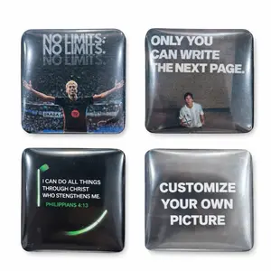 Set Of 3 The Reach Magnet/Badge - Customizable Design with Motivational Quotes and Photos for Personalized Accessory, customer pictures sent via tik tok (shipped within 24 hrs)