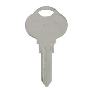 Hillman 5935192 KeyKrafter Automotive Silver Universal Key Blank, 190 CLB8 Double Sided for Club Steering Wheel - Pack of 4