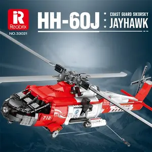 For a friend bricks HH-60J33026 Eagle rescue helicopter boys' building block toys Birthday, Halloween, Christmas gifts Building Blocks Model