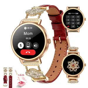Fashion Smart Watches for Women, Best Mother's Day Gift,Touch Screen Watch, Answer/Make Calls/100+ Sports Modes/Message，call reminder and rejection，Compatible with Android and iPhone