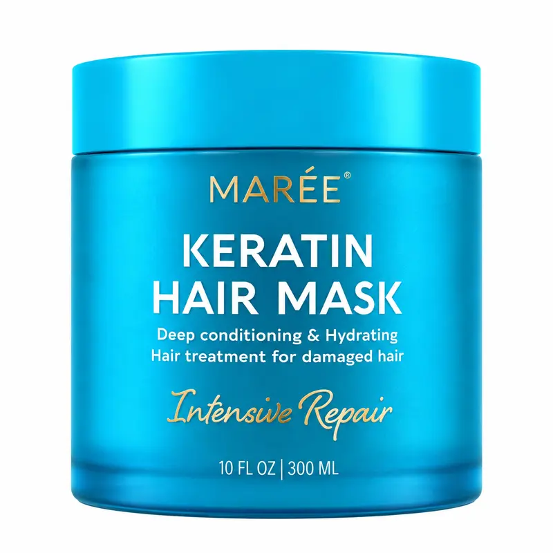 MARÉE Hair Mask for Dry & Damaged Hair – Deep Conditioning Treatment – Keratin – 10 fl oz