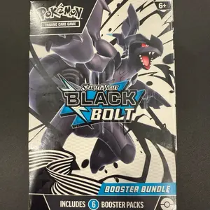 Pokémon Trading Card Game Scarlet & Violet Black Bolt Booster Bundle Factory Sealed Includes 6 Booster Packs New