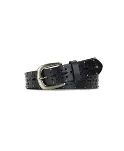 Odile Cutout Belt - Studded - Black