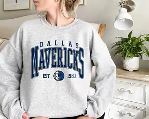 Vintage Dallas Basketball Hoodie, Unisex Ma.vericks Sweatshirt, Mave.ricks Basketball Tee 040624VACL-102