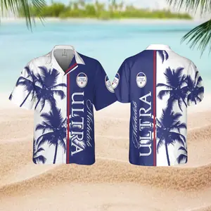 Hawaiian Shirt, Michelob Ultraa tree Unisex Hawaiian Shirt, Beer Shirt, Michelob Ultraa Beach short, Perfect Gift For Fans