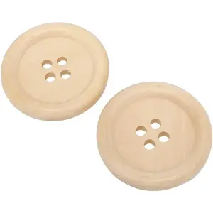 30 count 30mm 1 1/4" Round   Buttons 4 Holes  Sewing Button (30mm)