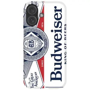 Budweiser iPhone Case, Cover For Iphone 8 to 16 Pro Max, Rugged Protective Case, Classic Lager Gift, Phone Gift, Unique Accessories