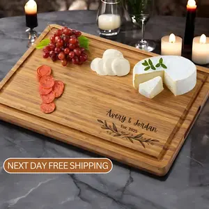 Personalized Cutting board Charcuterie Board -Perfect Wedding Gift, Engagement Gift Housewarming Gift Anniversary Birthday Corporate Gift