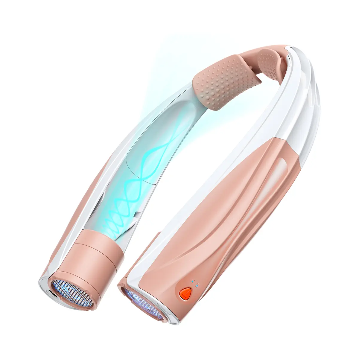 Lepwings Portable Neck Cooler USB Rechargeable Fan - 6 Adjustable Speeds, 360° Rotatable, Upgraded Long-Lasting Wearable for Hot Weather, Outdoor Use (for Men & Women)