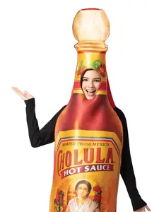 McCormick Cholula Hot Sauce Halloween Costume, Adult One Size