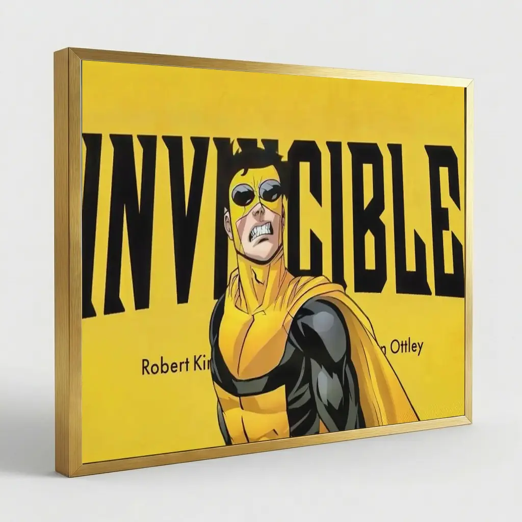 Style-6 Golden Metal Frame