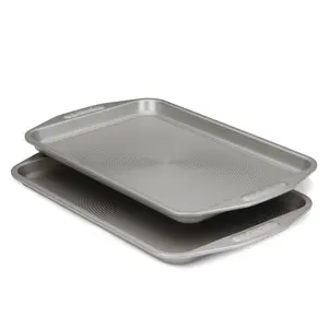 Gray Nonstick Cookie Sheet Set