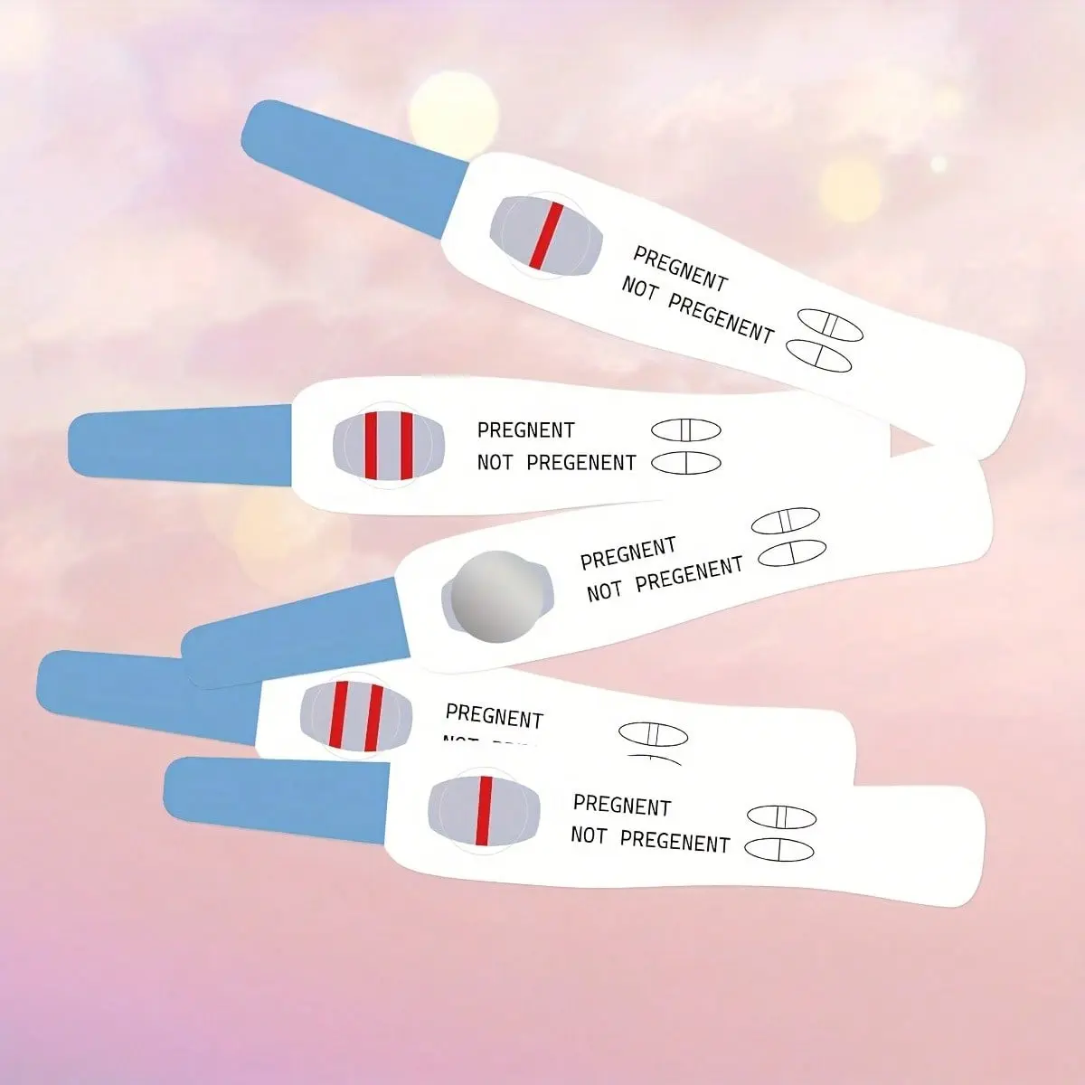 40PCS Baby Shower Scratch Off Game Pregnancy Test Game Baby Shower for Boy Activities Play