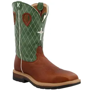 Twisted X Men's 12" Western Work Boot Steel Toe - Mlcs002