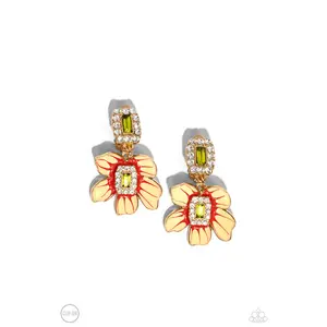 Colorful Clippings Clip-on Earrings