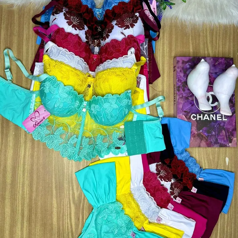 set de brasiel y panty brasilera original Brazilian lingerie Ximenas'k Womenswear Comfort Seamless Stretch Everyday