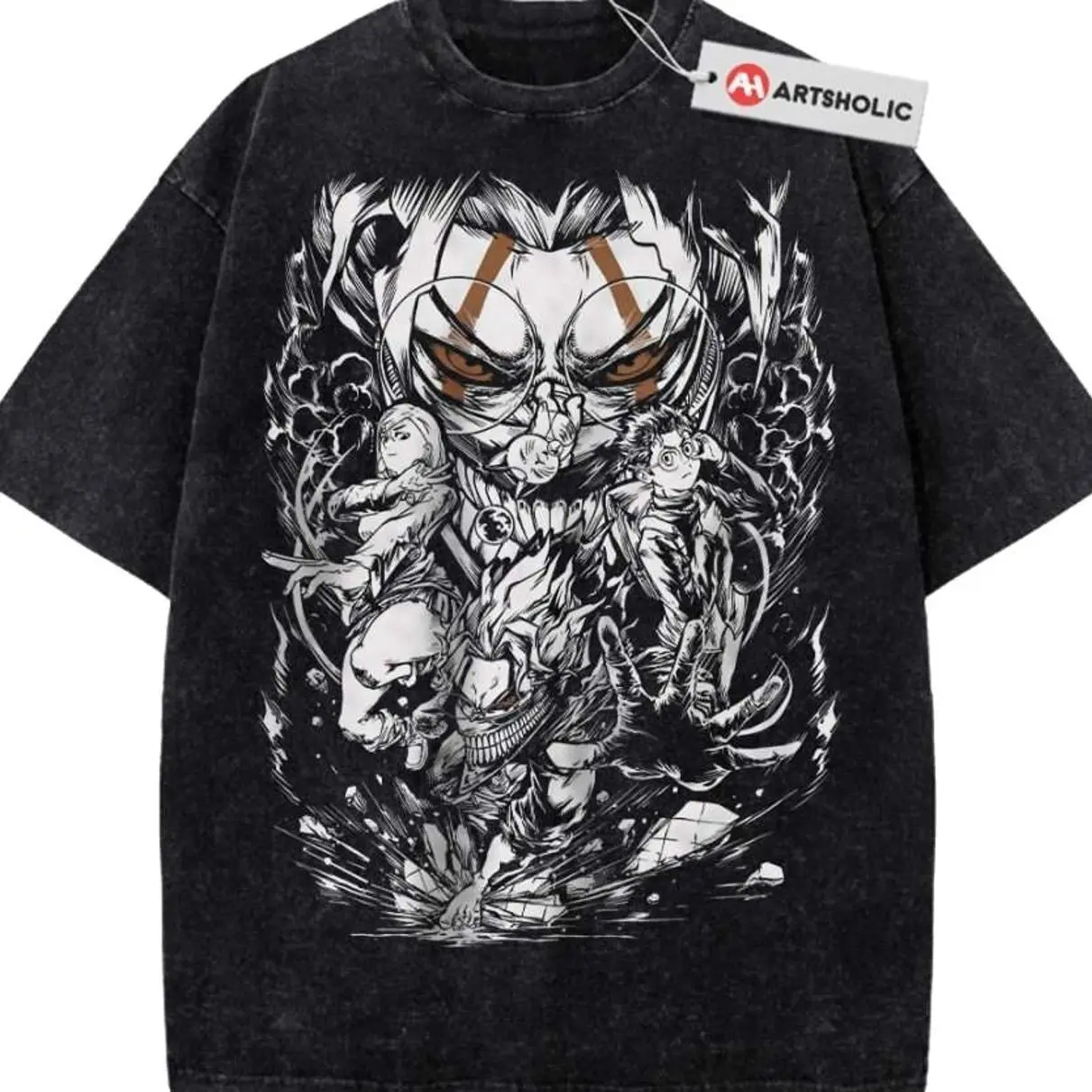 Okarun Shirt, Dandadan Shirt, Anime Shirt, Vintage T-Shirt , Graphic Tee, Unisex Fashion, Full Color, Full Size, For Men, For Women