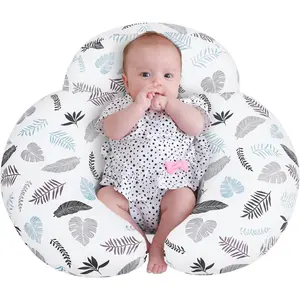 Breastfeeding Pillows for More Support for Mom and Baby, with Removable Cotton Cover, Machine Washable, Pallet of Product(Milky White)