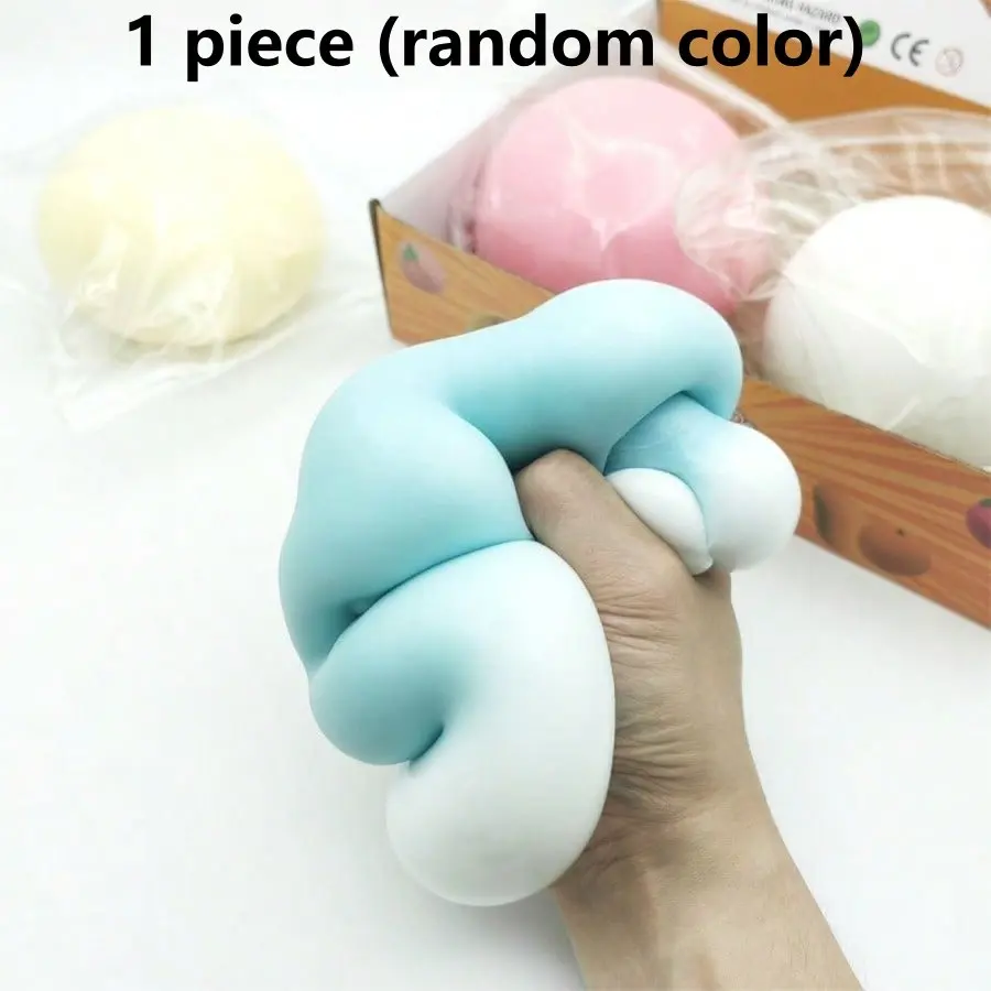 10cm Super Large Fluid Cheese Ball, Stress Relief Fidgeting Giant Fluid Ball, Big Slow Rebound Squeeze Toy, Stress Relief Squishy, Stress Ball Squishies, Surprise Gift, Birthday Gift, Christmas Gift
