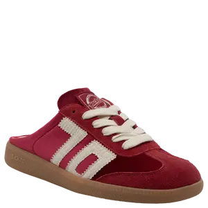 Back 70: EASTER W26 in VELVET RED MILK Backless Sneakers