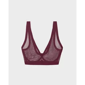 Grape Wine Mesh Bralette