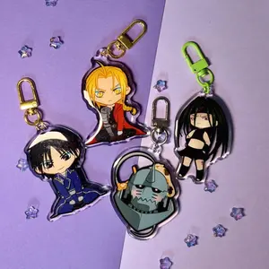 4 Styles Alchemy Anime Acrylic Keychain (NOT COMBO 4), Cutest Design Bag Charm Gifts